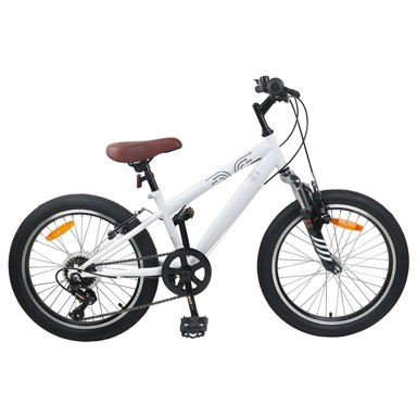 Dječji planinski bicikl, 20", 6 brzina, za dob 5–8 godina, bijela